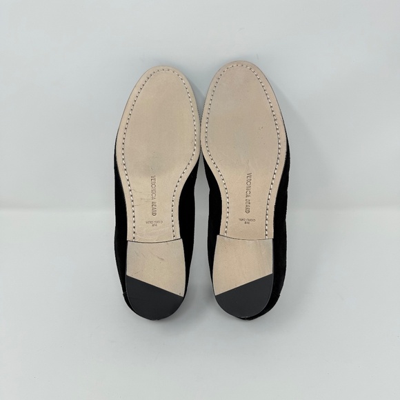New Veronica Beard Suede Coin Penny Loafer Black Sz 8 - Picture 11 of 12
